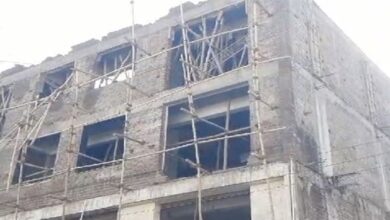 Slab collapses during construction at Lakshmi Narayan Industrial in Surat, one dead