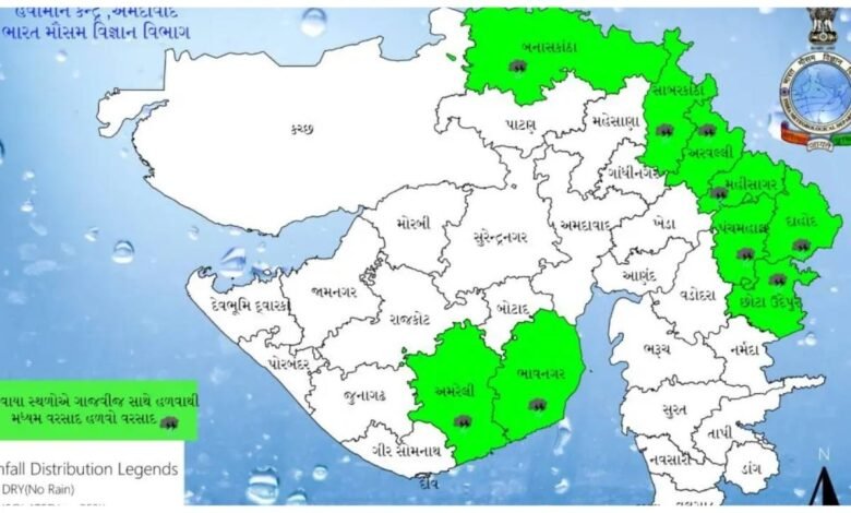 વરસાદની આગાહી