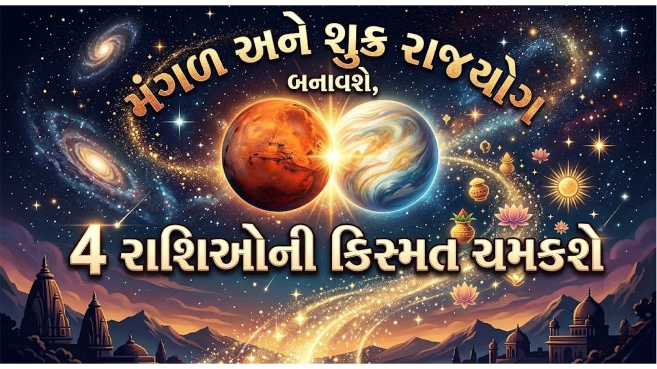 મંગળ અને શુક્ર રાજયોગ બનાવશે, 4 રાશિઓની કિસ્મત ચમકશે